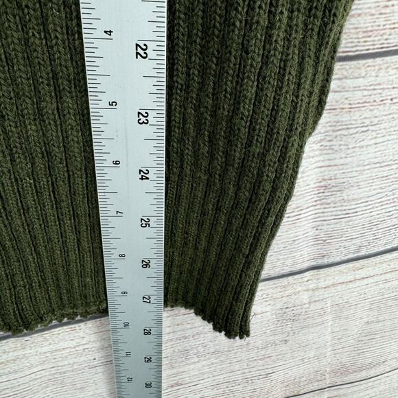 Defense Logistics Agency Valor Rib Knit Commando Shirt Sweater Men's 40 Green‎ - Picture 10 of 10